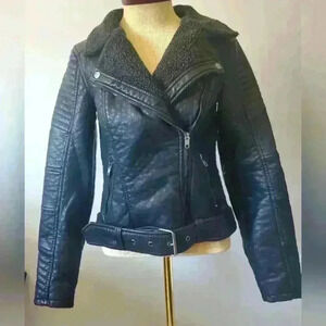 ONLY thilde  faux leather biker jacket